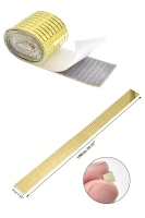 1 Metre Gold Renk Aynalı Mozaik Taşlı Dekor Süsleme Bandı 1 mt x 4 cm