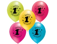 1 Yaş Baskılı Balon - 100 Adet