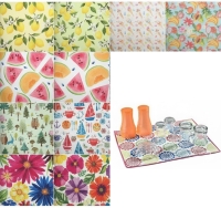 10 Adet Kurutmalık Mikrofiber Kurutma Bulaşık Tezgah Altlığı