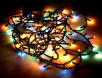 100 Ledli Yeşil Yılbaşı Ağacı Işığı Led Ampül