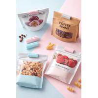 12 Adet Poşet Kapatma Düzenleyici Klipsler Poşet Klipsi