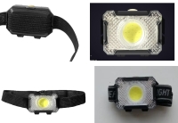 12 Ledli Pilli Kafa Lambası - 150 Lümen Cob Led Kamp - Balıkçılık- Acil Durum Feneri