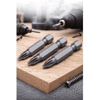 3 Adet 50 mm Yıldız Uçlu Tornavida Bits