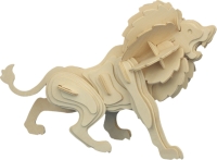 3D Ahşap Puzzle - Aslan Kral