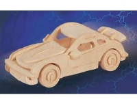 3D Ahşap Puzzle - Pi-911 Araba