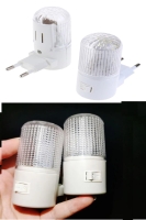 4 Ledli Beyaz Işık Gece Lambası Ledli Anahtarlı Çocuk Odası Gece Lambası 0.5W