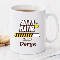 40 Yıl Hatır Kişiye Özel Kupa Pi77