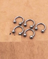 8 MM 5 li Set Septum Smiley Piercing (316 L Çeliktir)