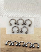 8 MM 5 li Set Septum Smiley Piercing (316 L Çeliktir)