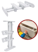 Bebek Çocuk Koruma Kilidi - Dolap Çekmece Kilidi Sürgülü Kilit