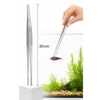 Uzun 30 cm Çelik Cımbız - Akvaryum Maşası