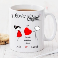 Aşk Seninle Çekişince Güzel Kişiye Özel Kupa Pi170