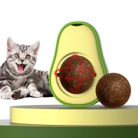 Avokado Dönen Kedi Nanesi Cat Mint Oyun Topu Doğal Catnipli Kedi Oyuncağı