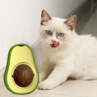 Avokado Dönen Kedi Nanesi Cat Mint Oyun Topu Doğal Catnipli Kedi Oyuncağı
