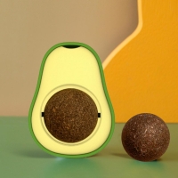 Avokado Dönen Kedi Nanesi Cat Mint Oyun Topu Doğal Catnipli Kedi Oyuncağı