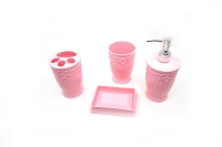 Banyo Dekorasyon Seti Sultan Kabartma 4lü Set