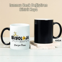 Biyoloji Öğretmeni Kişiye Özel Sihirli Kupa Pi19
