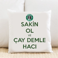 Çay Demle Hacı Kişiye Özel Yastık Kılıfı Pi242