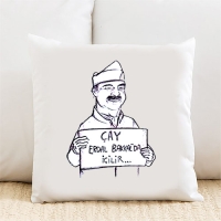 Çay Erdal Bakkalda İçilir Kişiye Özel Yastık Kılıfı Pi244
