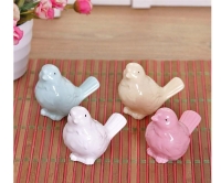 Dekoratif Kuş Biblo - Pembe