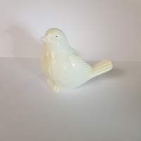 Dekoratif Kuş Biblo - Bej