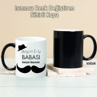 Dünyanın En İyi Babası Kişiye Özel Sihirli Kupa Pi30