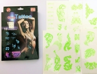 Glow Tattoos Geçici Fosforlu Dövme Seti