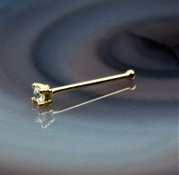 Gold Zirkon Taş 925 Ayar Gümüş Hızma