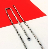 Gümüş Kolye 316L Çelik 2 MM X  55 CM Kolye