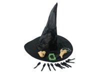 Halloween Cadı Kostüm Şapka Seti