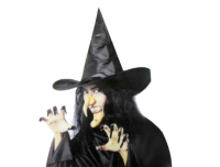 Halloween Cadı Kostüm Şapka Seti