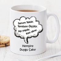 Hemşire Kişiye Özel Kupa Pi86