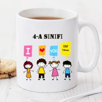 I Love You Kişiye Özel Kupa Pi47