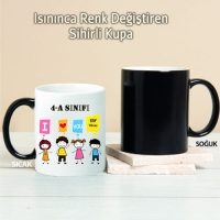I Love You Kişiye Özel Sihirli Kupa Pi47