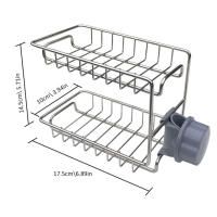 İki Katlı Lavabo Rafı Organizer