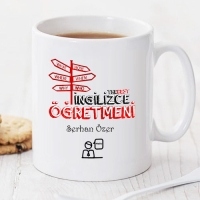 İngilizce Öğretmeni Kişiye Özel Kupa Pi46