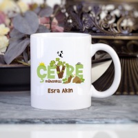 Kişiye Özel Çevre Mühendisi Kupa Bardak