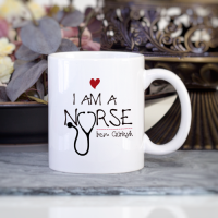 Kişiye Özel Hemşire Kupa Bardak (I am a Nurse)