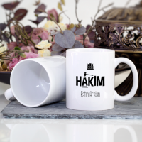 Kişiye Özel Hakim Tasarımlı Kupa Bardak