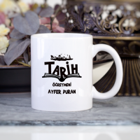 Kişiye Özel Tarih Öğretmeni Kupa Bardak