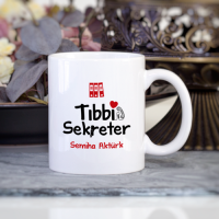 Kişiye Özel Tıbbi Sekreter Kupa Bardak