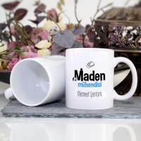 Kişiye Özel Maden Mühendisi Kupa Bardak
