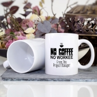 Kişiye Özel Proje Yöneticisi Kupa Bardak (Coffee)