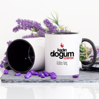 Kişiye Özel Kadın Doğum Uzmanı Kupa Bardak - Lacivert