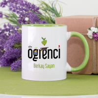 Kişiye Özel Öğrenci Kupa Bardak - Yeşil