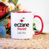 Kişiye Özel Eczane Teknikeri Kupa Bardak - Kırmızı