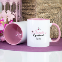 Kişiye Özel El Sanatları Öğretmeni Kupa Bardak - Pembe