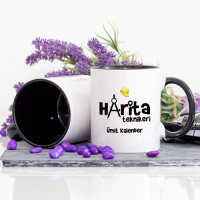 Kişiye Özel Harita Teknikeri Kupa Bardak - Lacivert