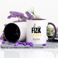 Kişiye Özel Fizik Öğretmeni Kupa Bardak - Lacivert