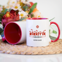 Kişiye Özel Elektrik Teknikeri Kupa Bardak - Kırmızı